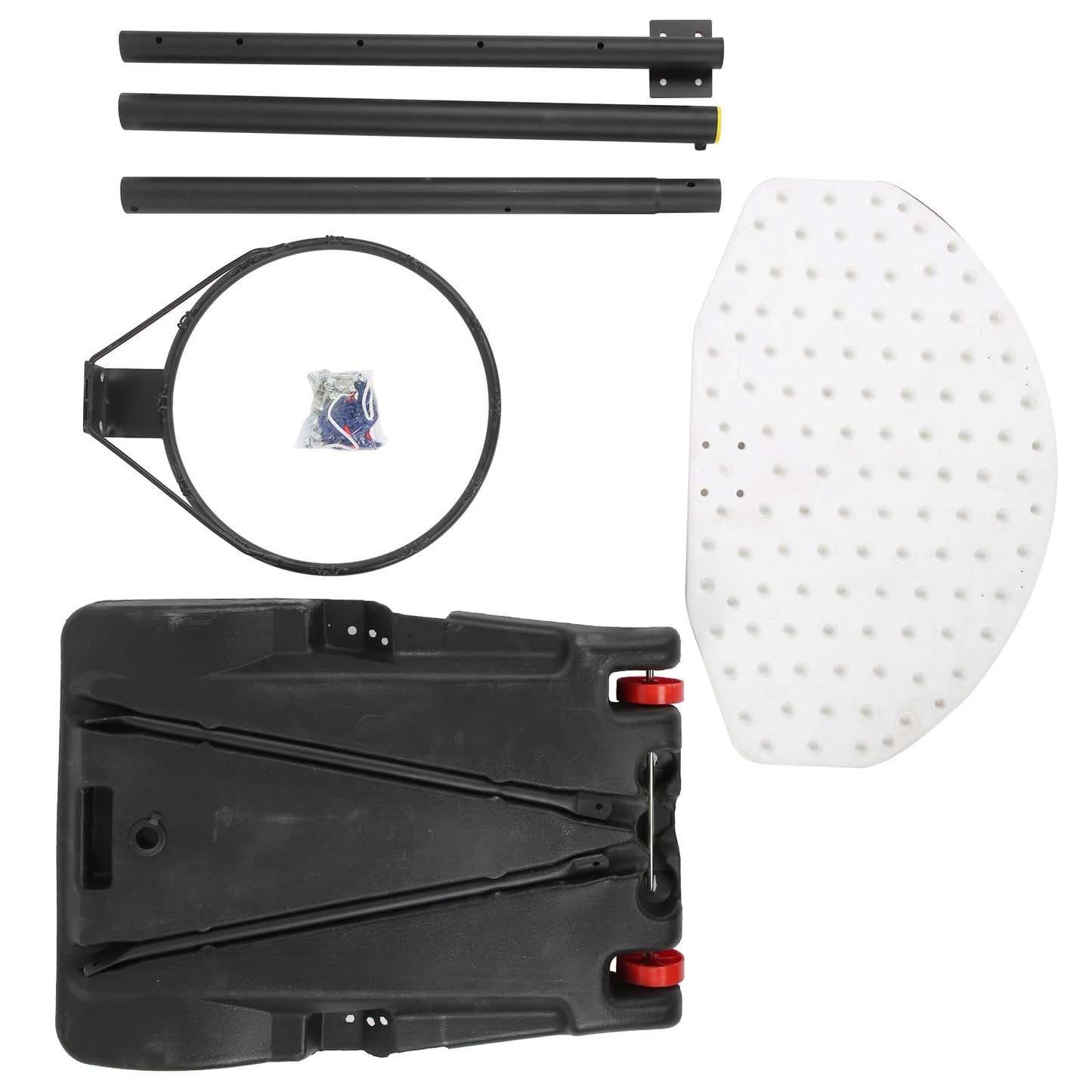 Portable Removeable Basketball Hoop Height Adjustable Stand for Indoor Outdoor Activities