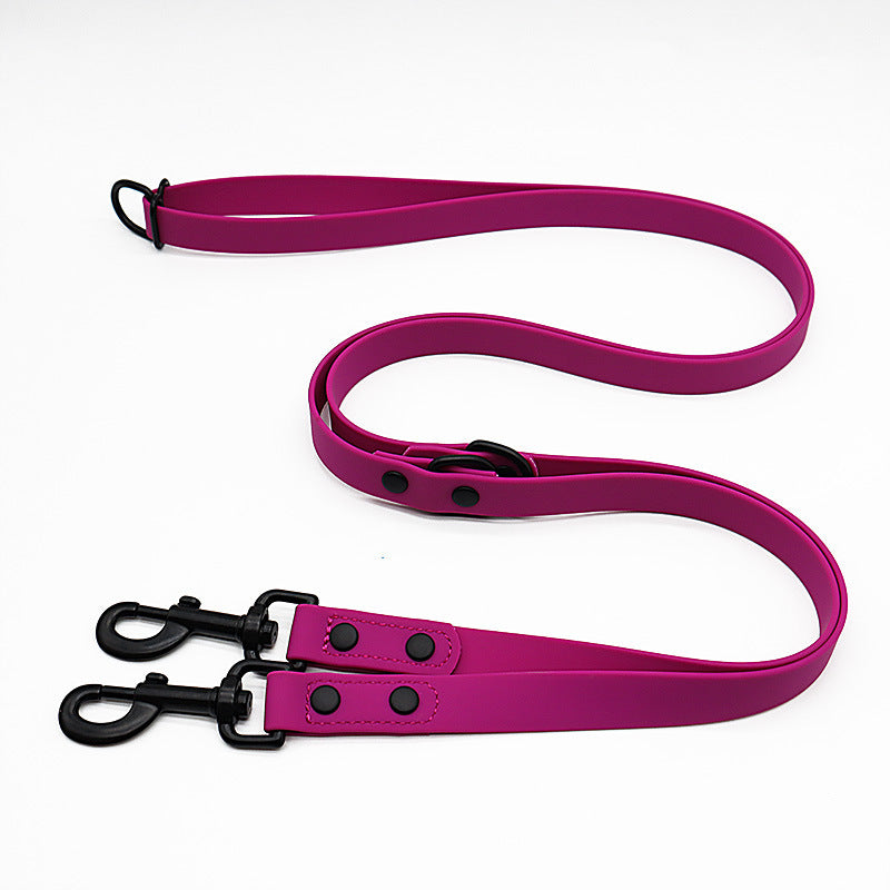 PVC Dog Traction Belt Multifunctional Double-ended Traction Rope