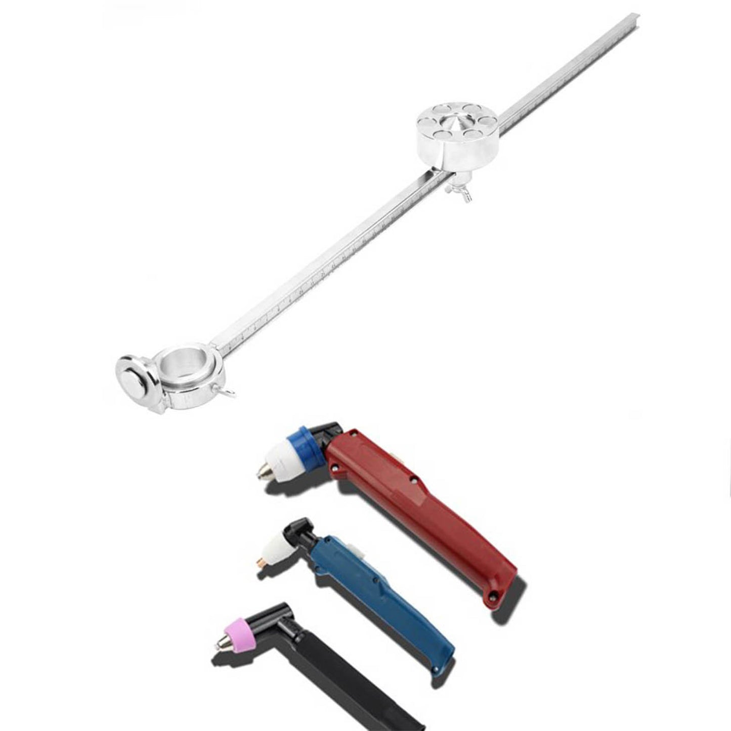 Torch Compass Roller Guide Plasma Cutter Tool Supplies with Scale Ruler Fit for A40/PT‑31