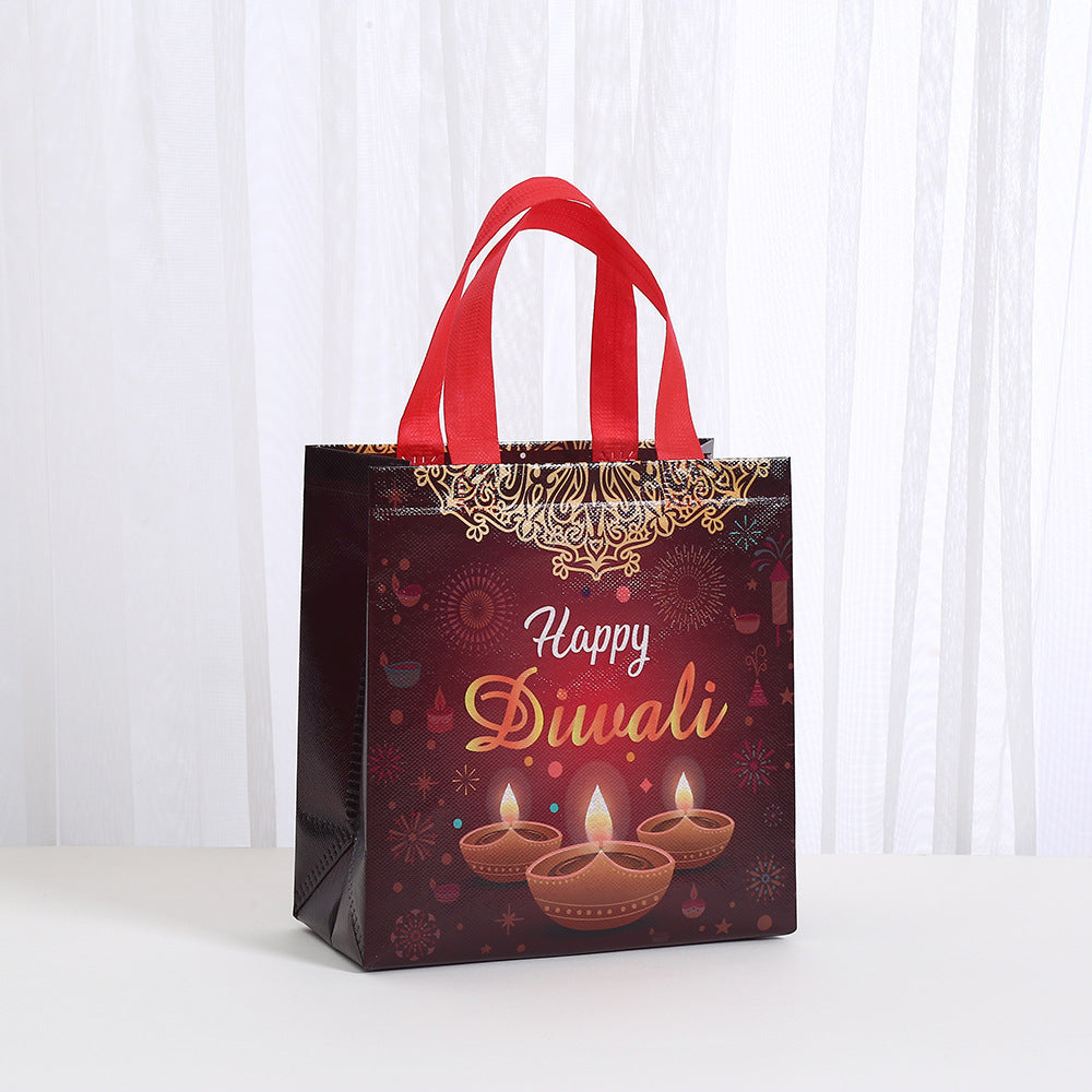Waterproof Takeaway Shopping Bags Indian Festival Hand