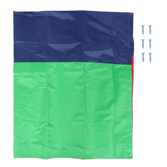 132x226cm 210D Oxford Cloth Outdoor Garden Awning Roof Cover Swing Canopy Garden Accessories(Green Blue Red )