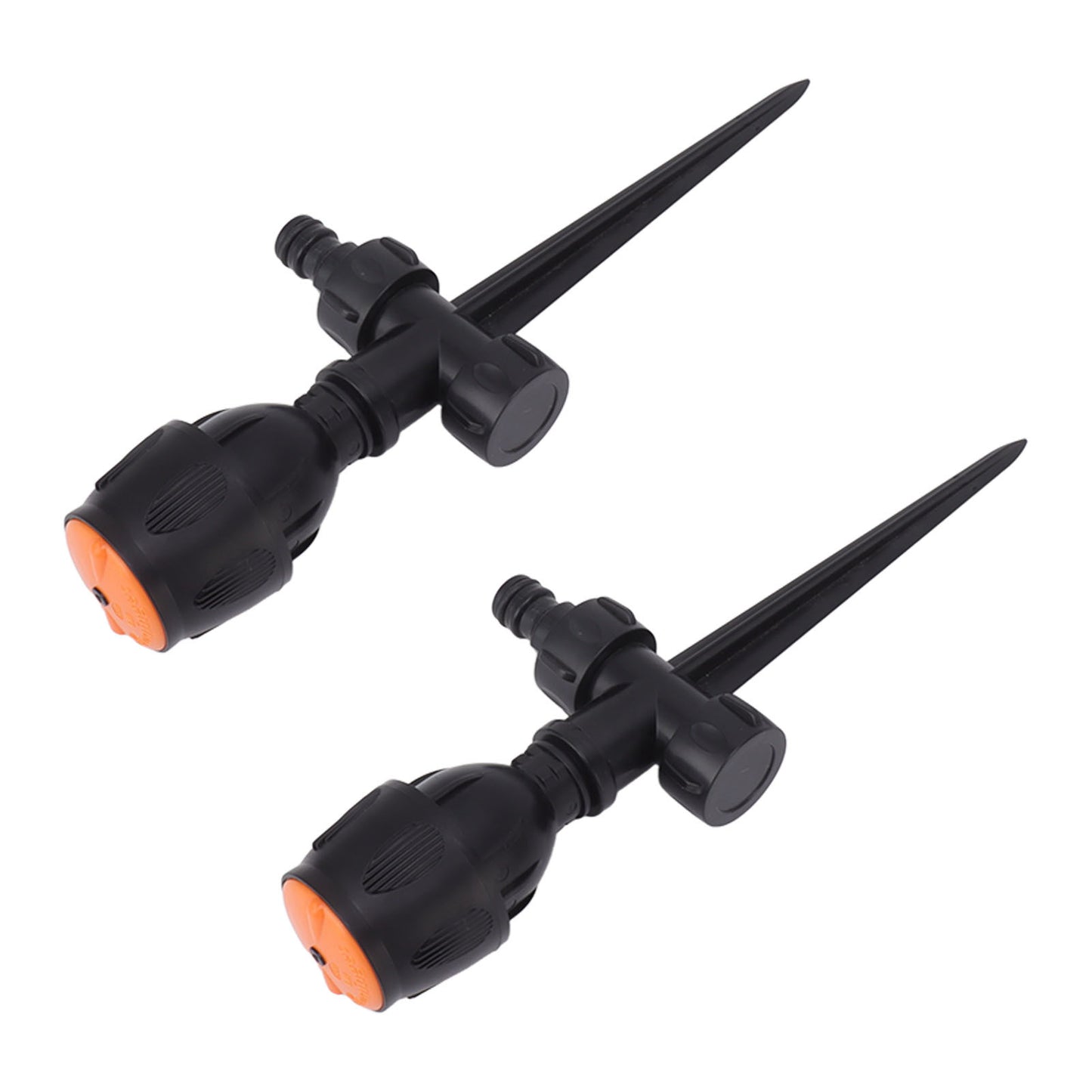 2pcs Garden Sprinklers Plastic 360 Degree Rotating Irrigation Sprinkler Large Area Coverage Sprinkler for Garden Yard Lawn
