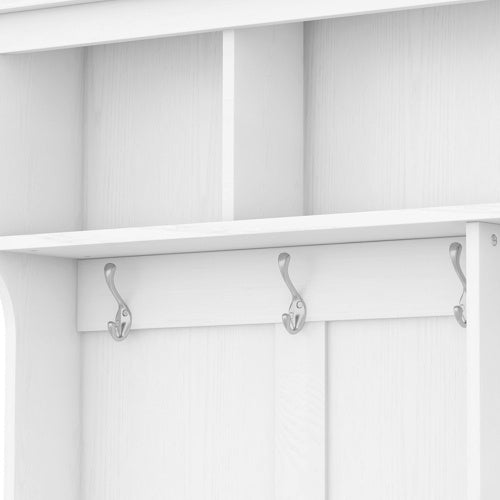 Multi Functional Entrance Clothing Rack With Shoe Rack