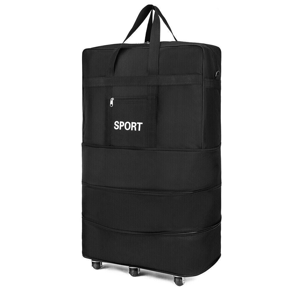 42 6 Wheels Extra Large Lightweight Luggage Trolley Suitcase Travel Bag Handbag