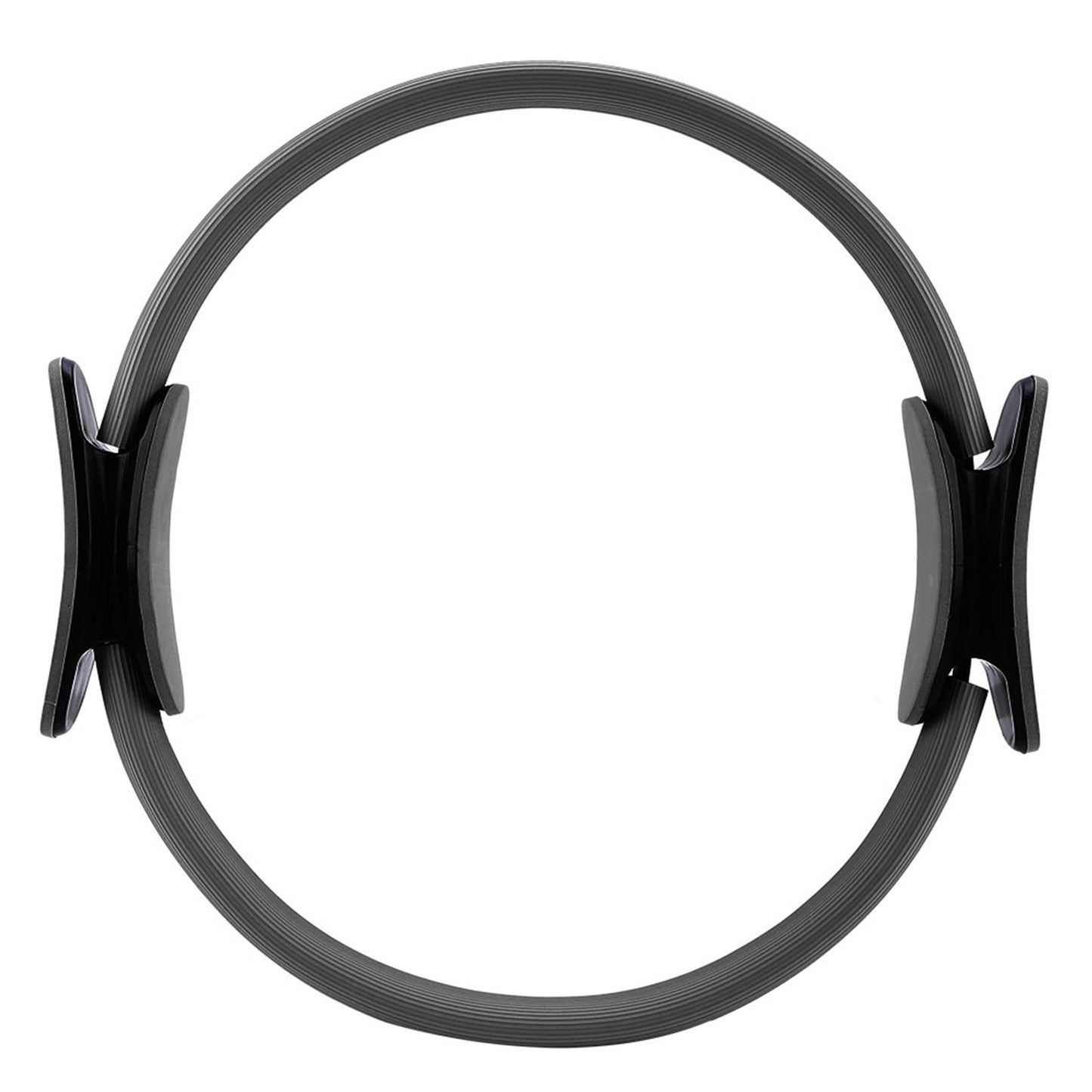 4 Colors Dual Grip Yoga Pilates Ring Resistance Circle for Thighs and Legs Fitness Black