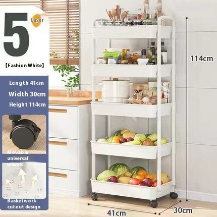 Trolley Rack Kitchen And Bedroom Snack Bathroom Bathroom Storage Rack