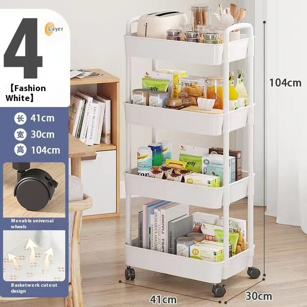Trolley Rack Kitchen And Bedroom Snack Bathroom Bathroom Storage Rack