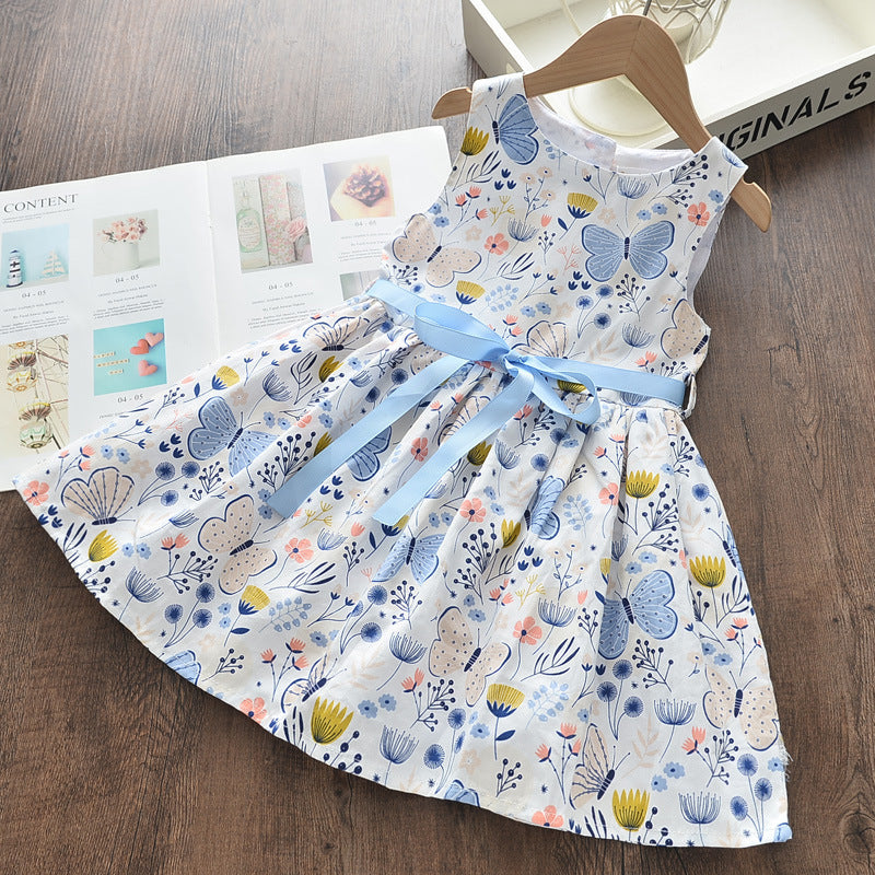Girls Skirt Simple Elegant Dress Princess Dress
